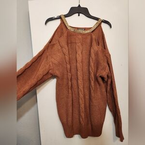 VENUS Embellished Neckline Sweater Nwot-S